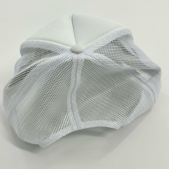 NWT “Did you apply your SPF” White Graphic Preppy Pool Day Trucker hat - Picture 4 of 5